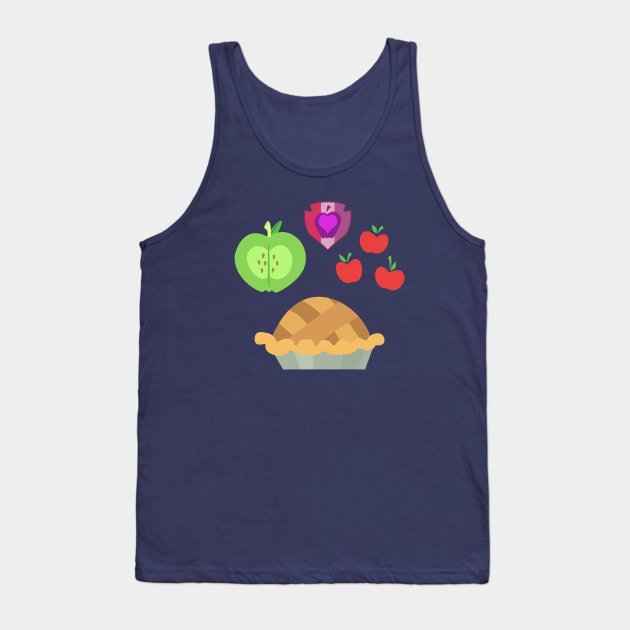 The Apple Family Cutie Mark Tank Top by ariados4711